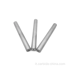 Aste in carburo di tungsteno con un foro dritto